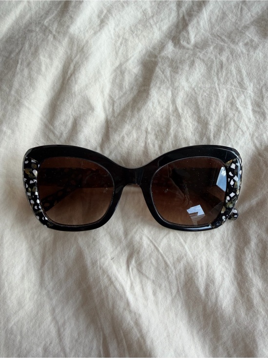 KREWE Accessories - Krewe Felicity oversized black acetate sunglasses - slightly scratched lens